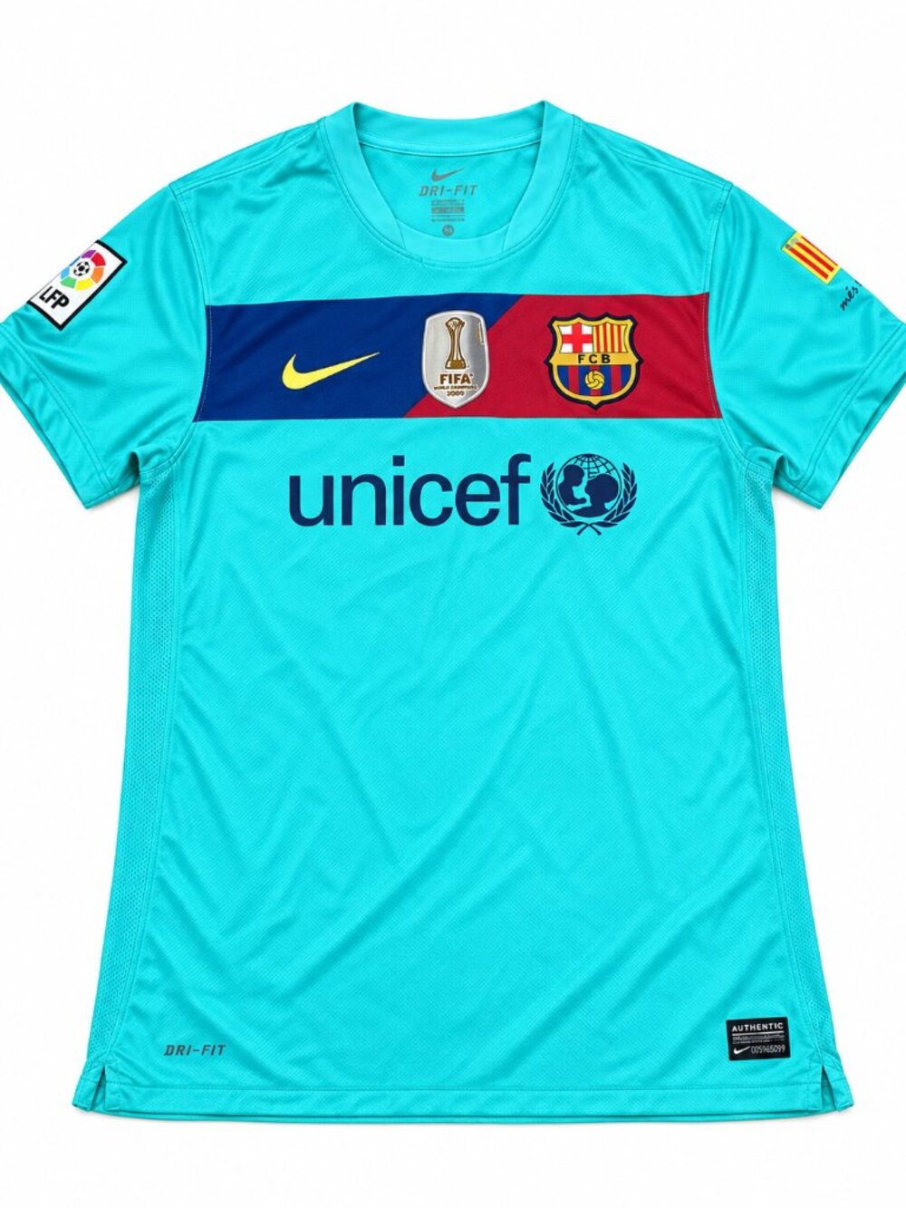 Nike Barcelona Turquoise Soccer Jersey